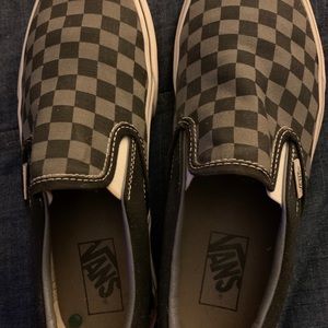 Vans Black and Gray Checkered